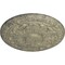 Ekena Millwork Colton Ceiling Medallion (Fits Canopies up to 4 3/4"), 15 3/4"OD x 1 1/2"P, Castle Stone Crackle CM15CNCSC - alternate 4